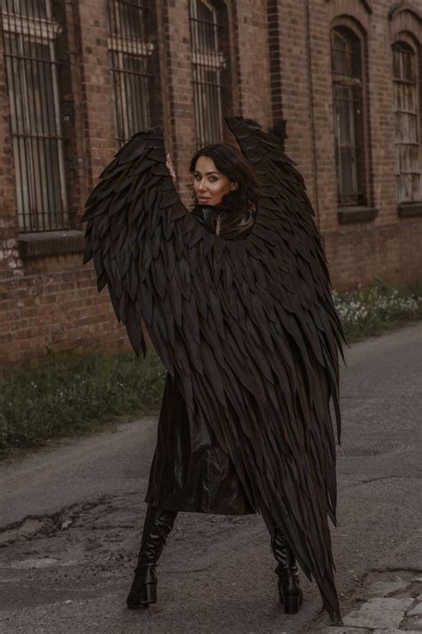 black cosplay wings|extra large black angel wings.